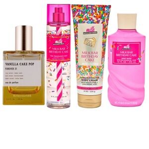 BBW Milk Bar Birthday Cake Vanilla CakePop 4PC NEW FULL-SIZE